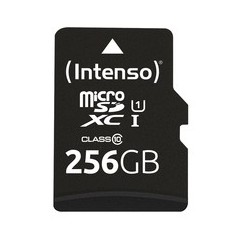 Intenso Premium microSDXC 256GB - High-Speed Storage for Your Devices - Fast, Reliable, Expand Your Memory!